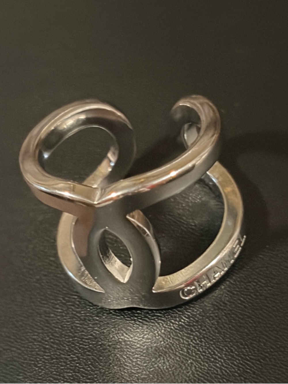 🔗 (SIZE 6.5) CC open metal cuff RING 💅